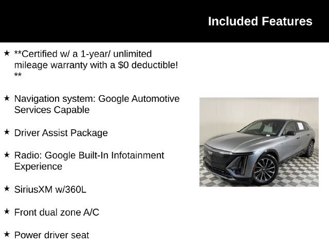 Certified 2024 Cadillac Lyriq Sport RWD image 4