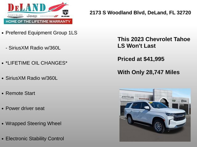 Used 2023 Chevrolet Tahoe LS image 12