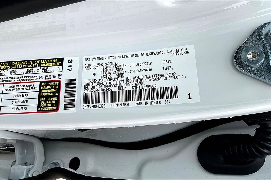 New 2026 Toyota Tacoma TRD Pro AWD/4WD image 9