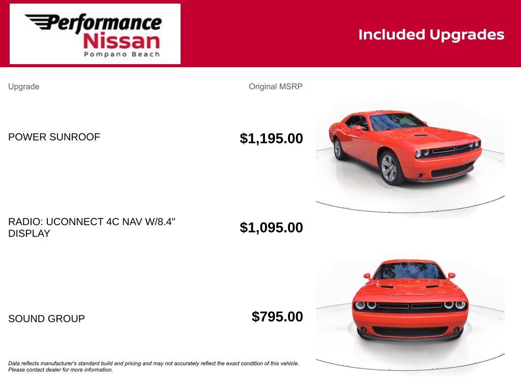 Used 2017 Dodge Challenger SXT w/ Sound Group image 7