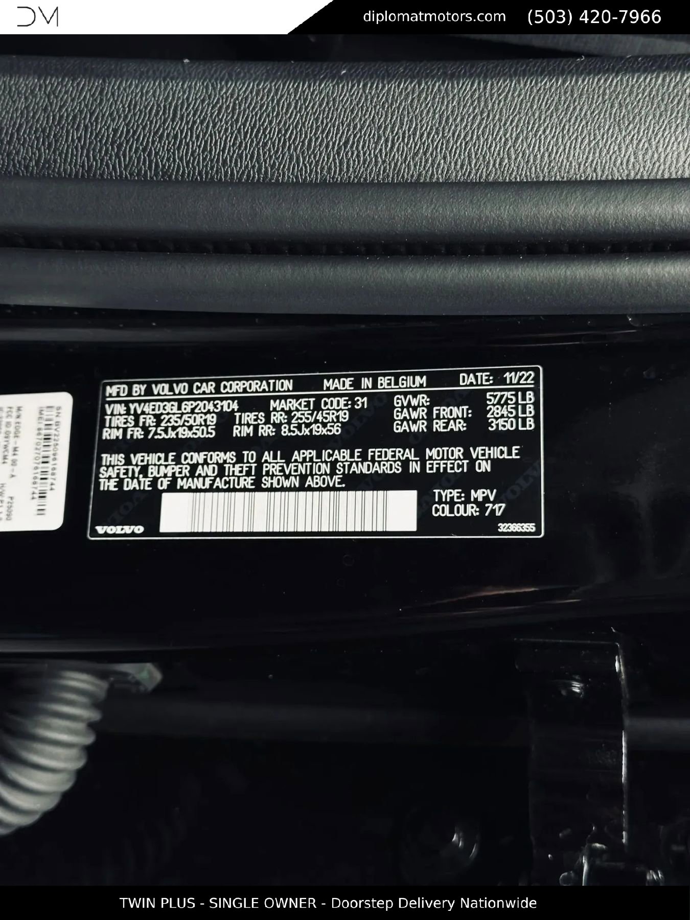 Used 2023 Volvo C40 P8 Recharge Plus AWD/4WD image 46