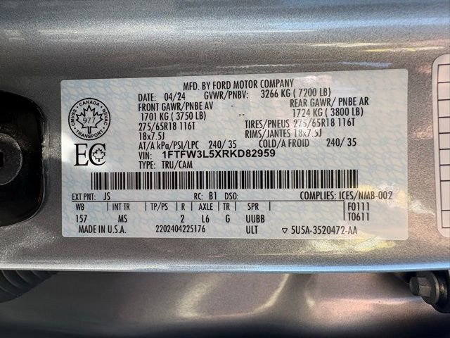 Used 2024 Ford F150 XLT w/ Tow/Haul Package AWD/4WD image 30