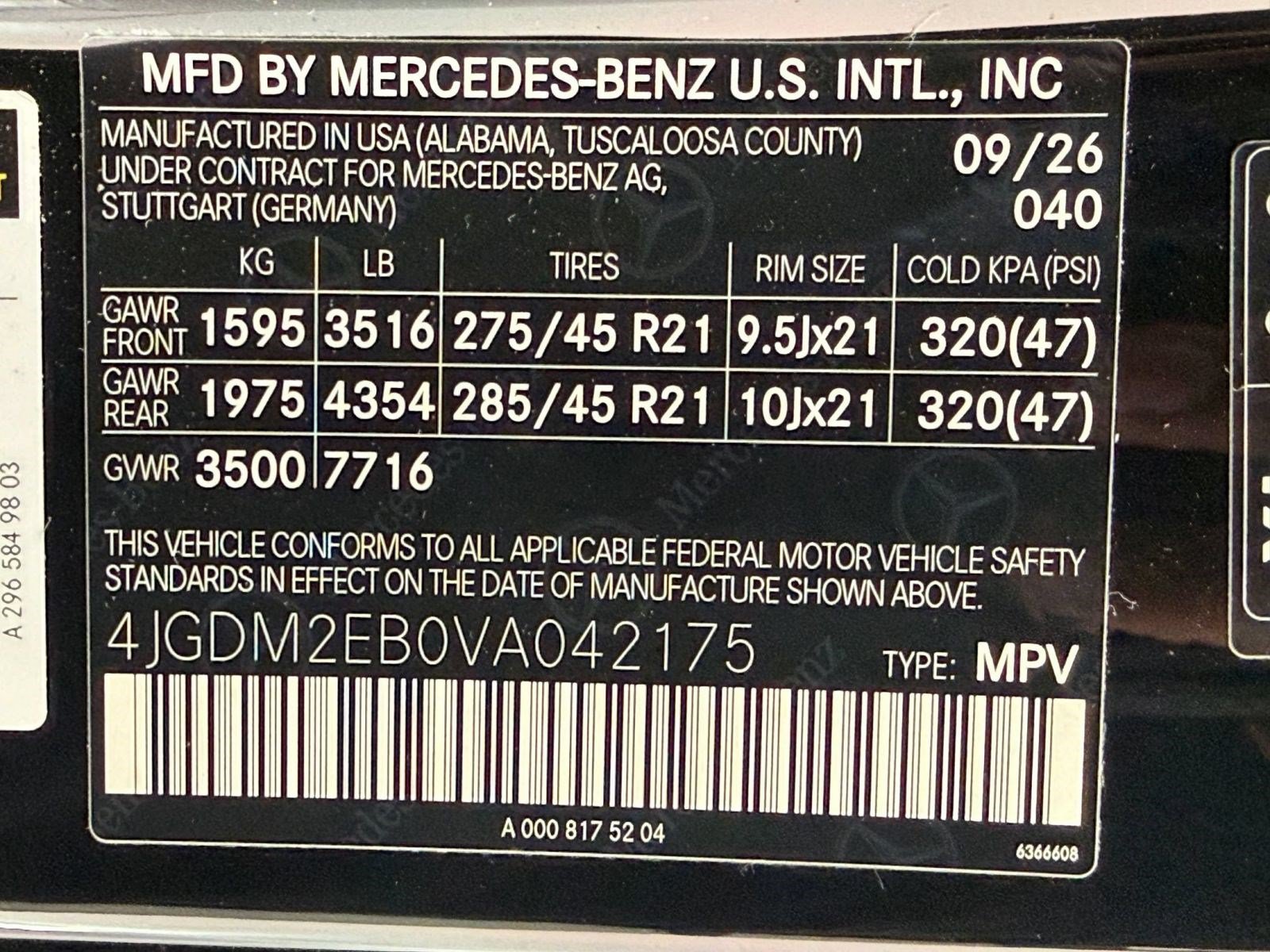 New 2027 Mercedes-Benz EQS 400 4MATIC SUV image 24