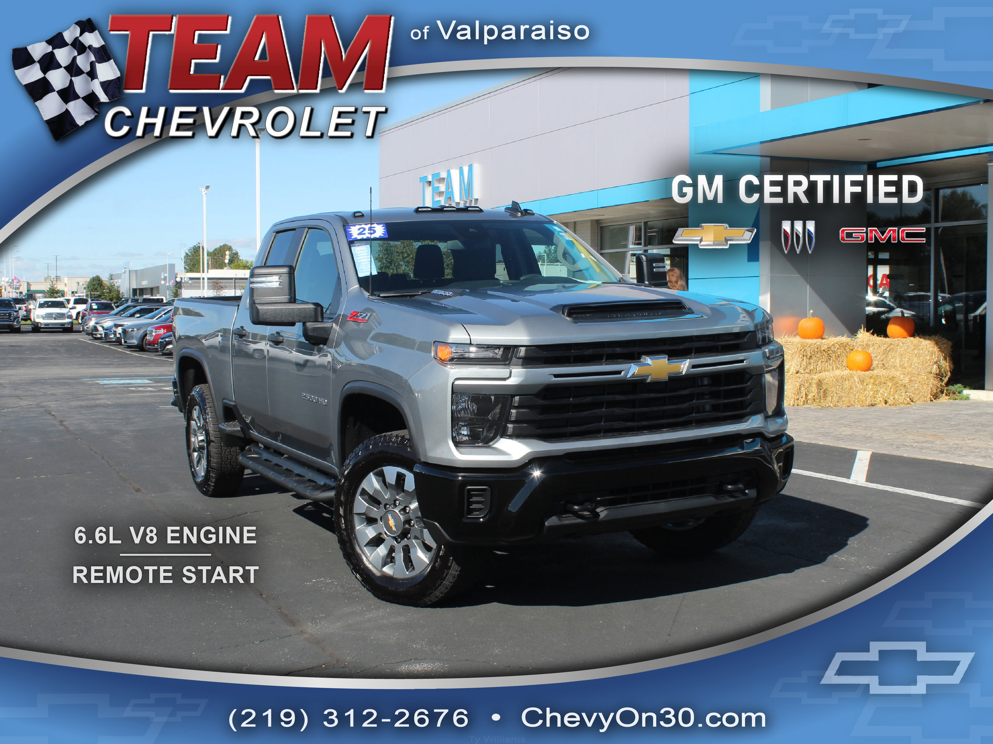 Certified 2025 Chevrolet Silverado 2500 Custom w/ Custom Convenience Package