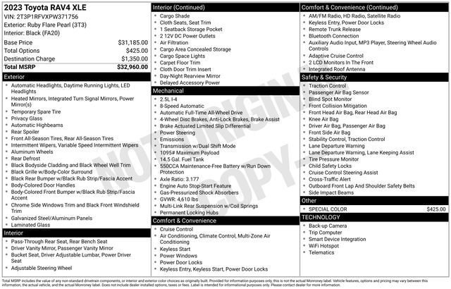 Used 2023 Toyota RAV4 XLE image 20