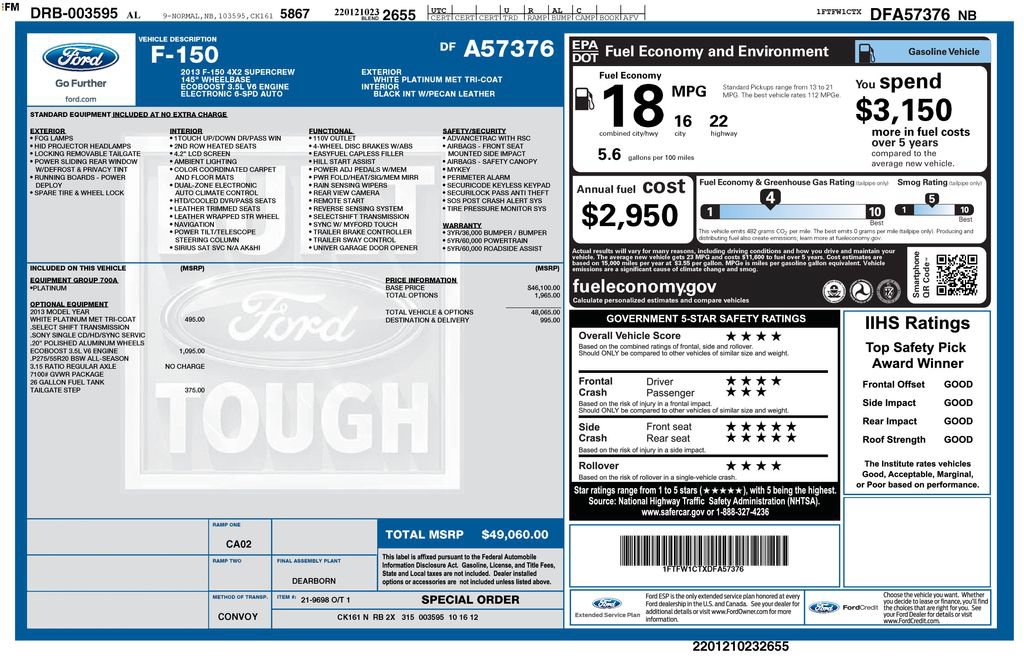 Used 2013 Ford F150 Platinum RWD image 3