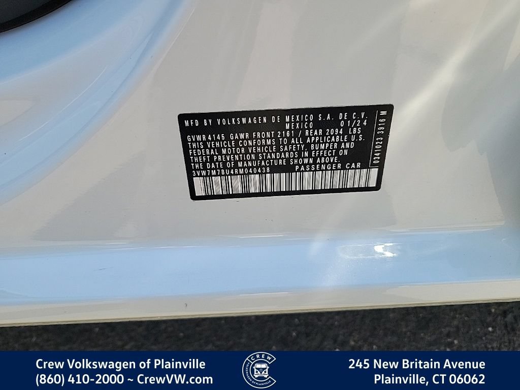 Certified 2024 Volkswagen Jetta SE w/ Panoramic Sunroof Package FWD image 37