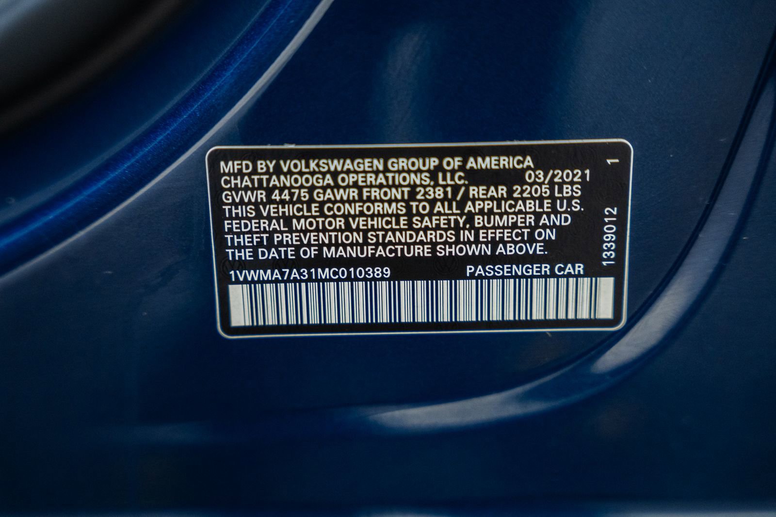 Used 2021 Volkswagen Passat 2.0T R-Line image 41