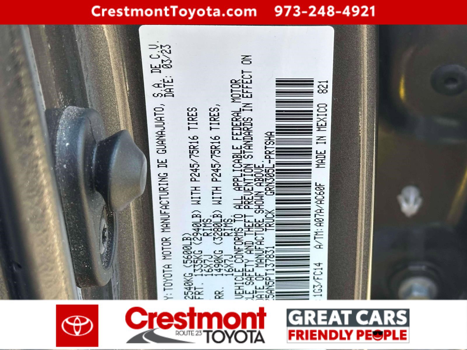 Certified 2023 Toyota Tacoma SR5 AWD/4WD image 15
