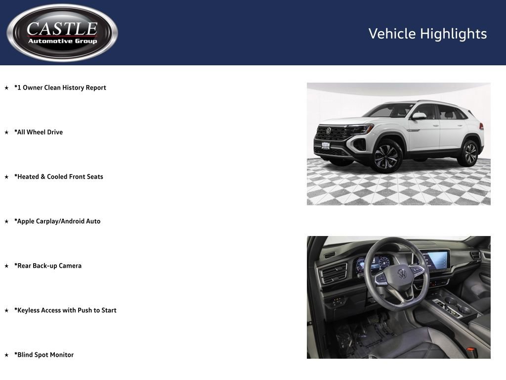 Used 2024 Volkswagen Atlas Cross Sport SE image 3