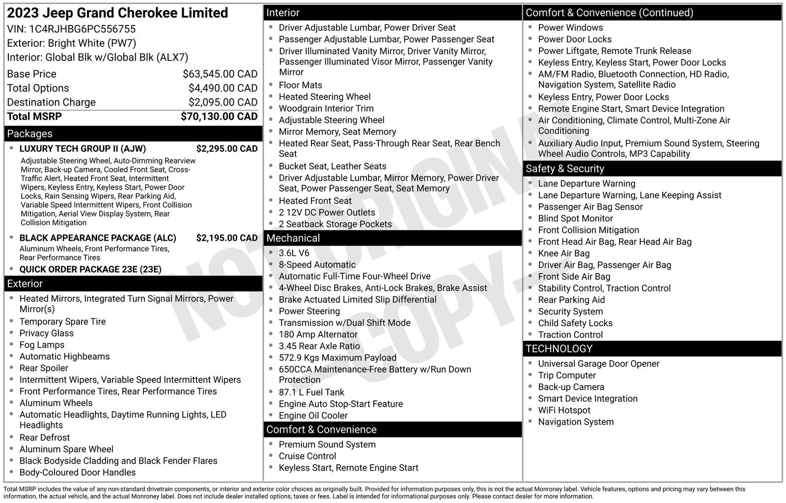 Used 2023 Jeep Grand Cherokee Limited w/ Luxury Tech Group II image 4