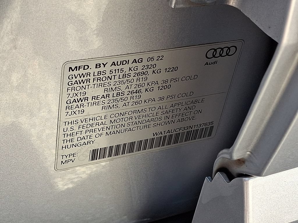 Certified 2022 Audi Q3 2.0T Premium AWD/4WD image 26