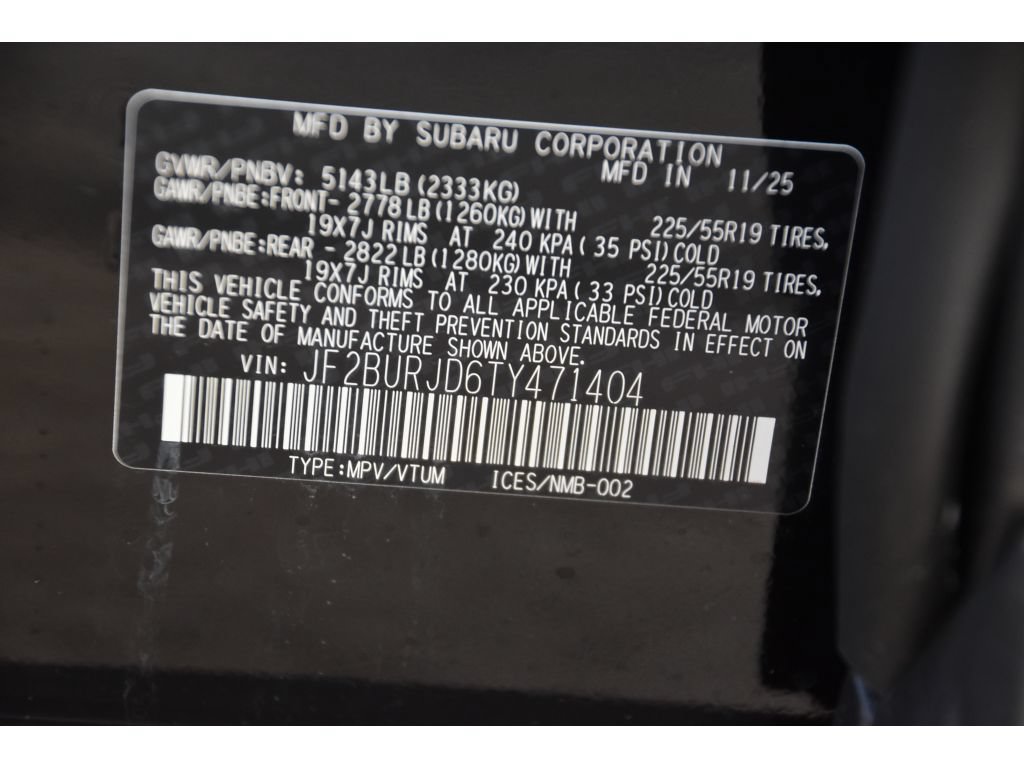Certified 2026 Subaru Outback Touring XT AWD/4WD image 26