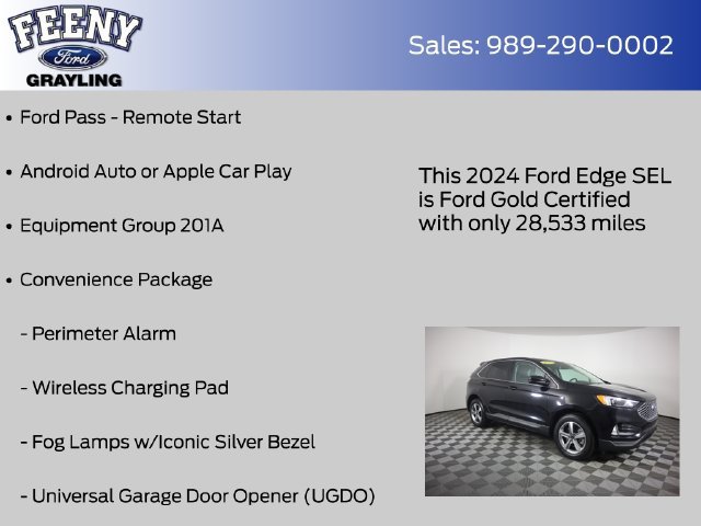 Used 2024 Ford Edge SEL w/ Convenience Package AWD/4WD image 9