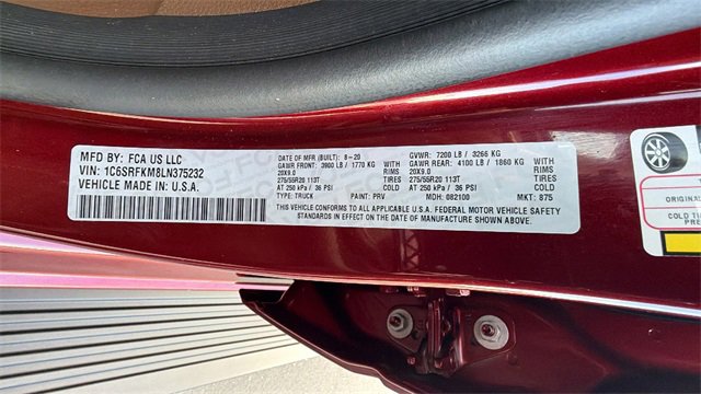 Used 2020 RAM 1500 Limited image 34