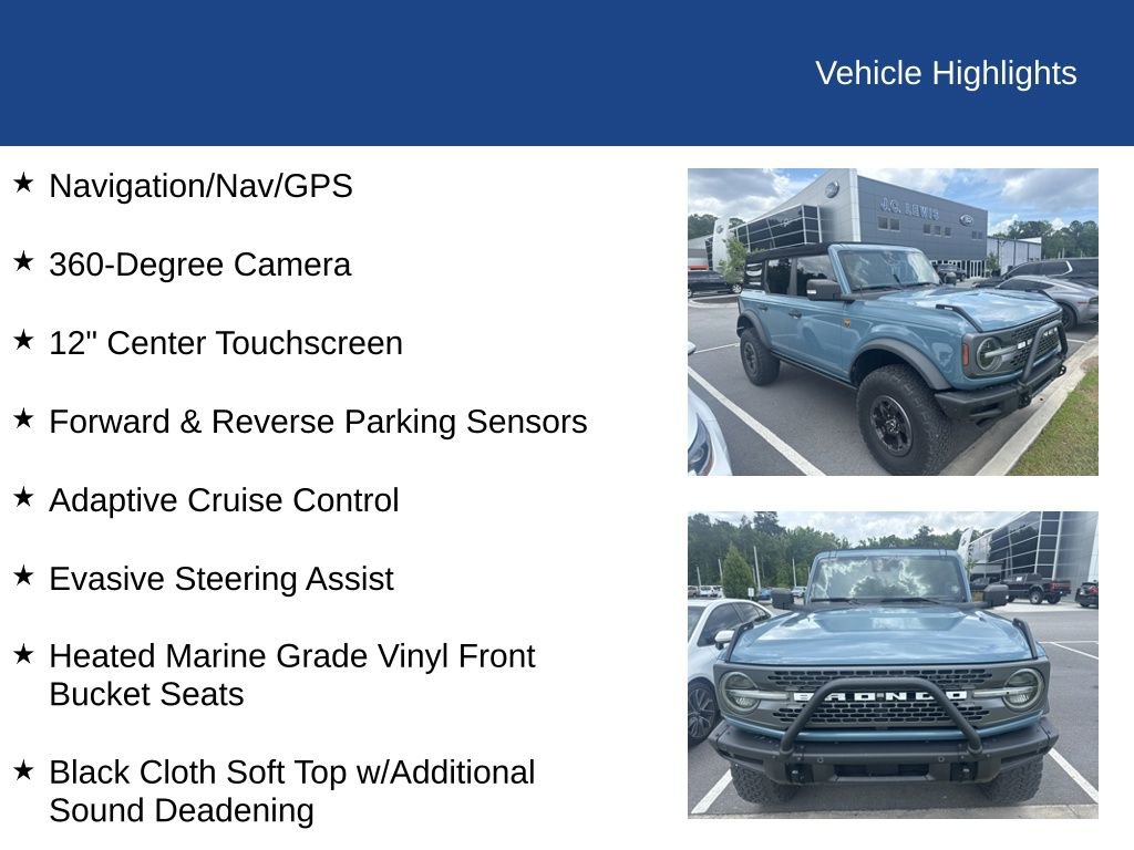 Used 2021 Ford Bronco Badlands AWD/4WD image 11