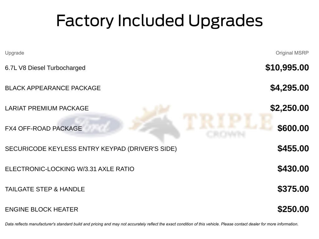 New 2026 Ford F250 Lariat w/ Black Appearance Package image 11