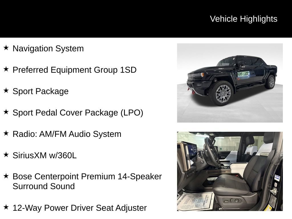 Used 2024 GMC Hummer EV 3X w/ LPO, Sport Package image 2