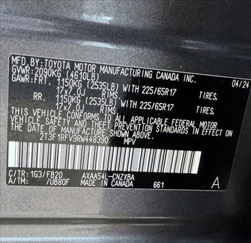 Certified 2024 Toyota RAV4 LE AWD/4WD image 22