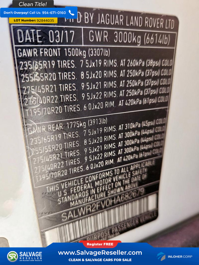 Used 2017 Land Rover Range Rover Sport HSE image 17