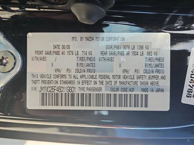 Used 2006 MAZDA MX-5 Miata Grand Touring w/ Premium Pkg image 8