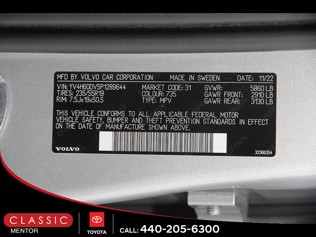 Used 2023 Volvo XC60 T8 Core w/ Climate Package AWD/4WD image 22