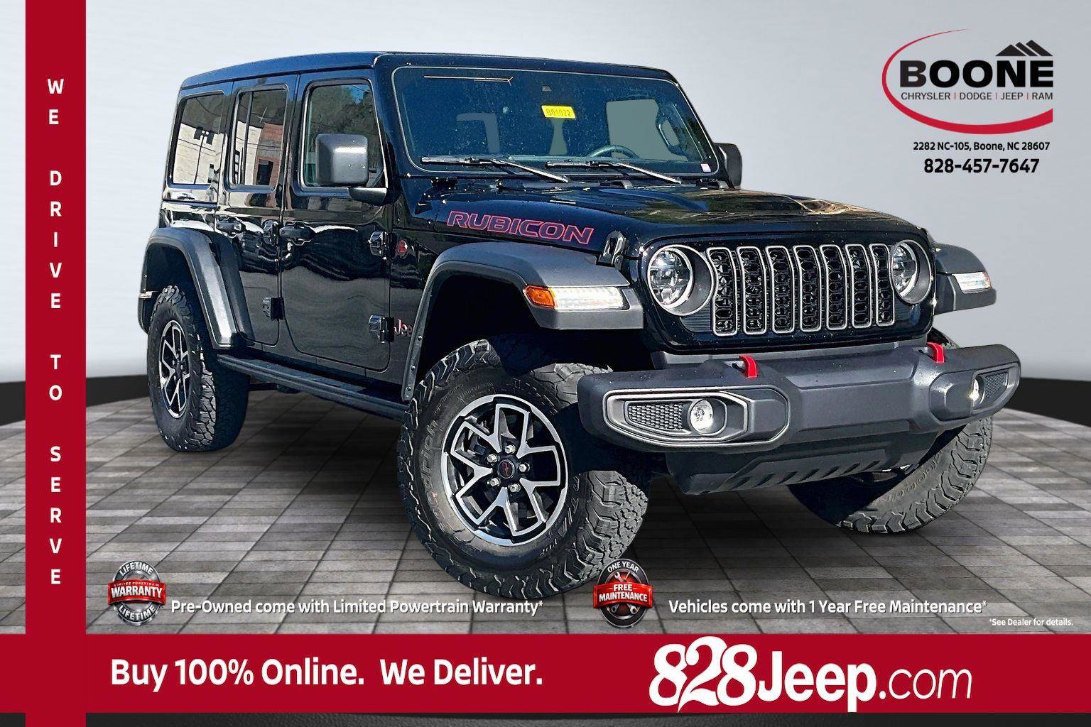 Used 2025 Jeep Wrangler Unlimited Rubicon w/ Convenience Group AWD/4WD image 1