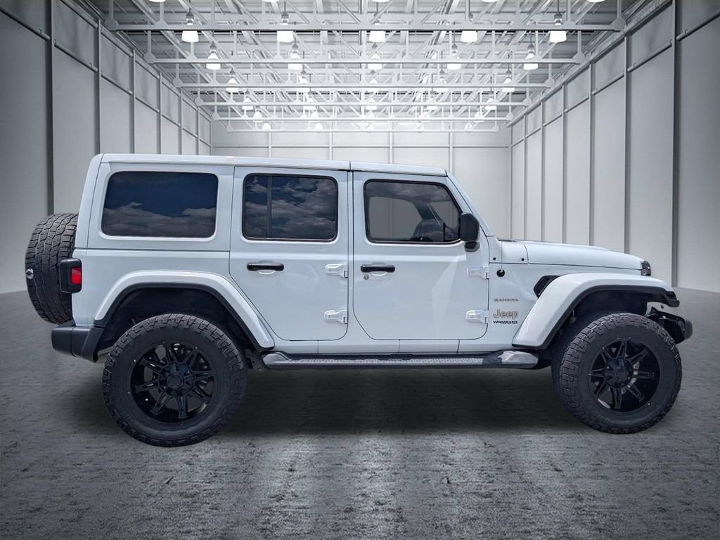 Used 2019 Jeep Wrangler Unlimited Sahara w/ Uconnect 4C Nav & Sound Group AWD/4WD image 7