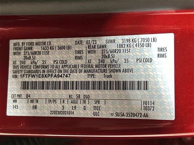 Used 2023 Ford F150 Lariat w/ Equipment Group 502A High image 32