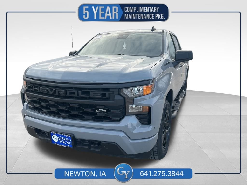 Used 2024 Chevrolet Silverado 1500 Custom w/ Turbomax Blackout Package