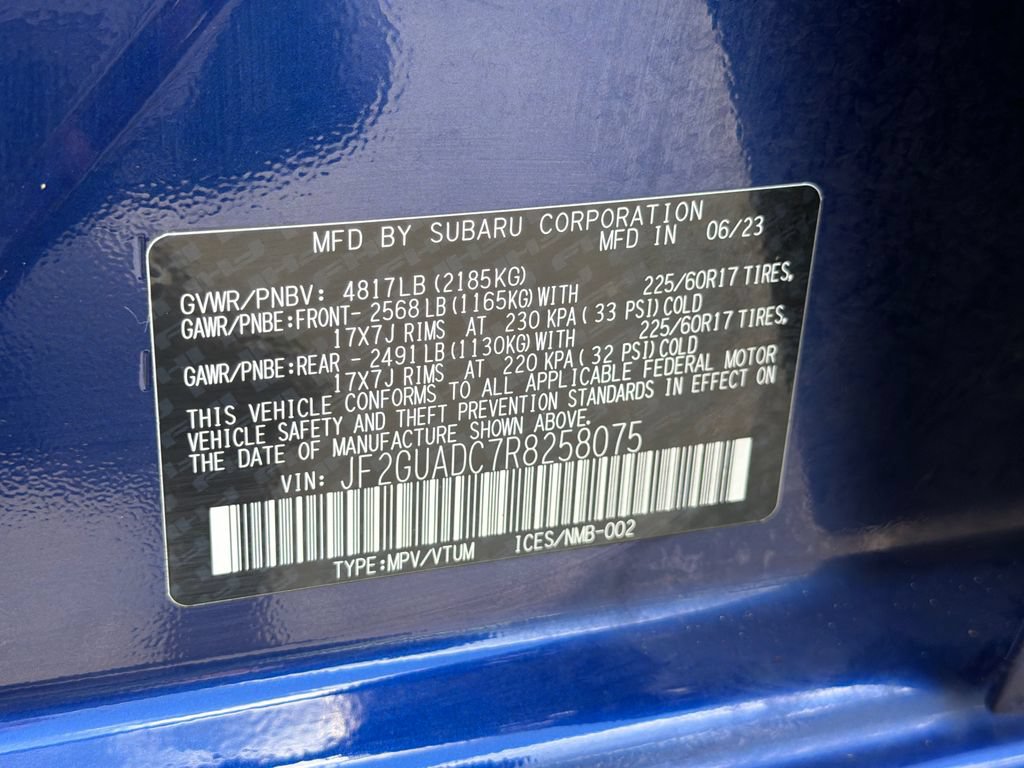 Certified 2024 Subaru Crosstrek 2.0i Premium AWD/4WD image 31