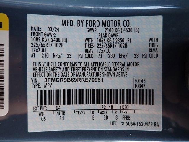 Used 2024 Ford Bronco Sport Big Bend w/ Convenience Package AWD/4WD image 22