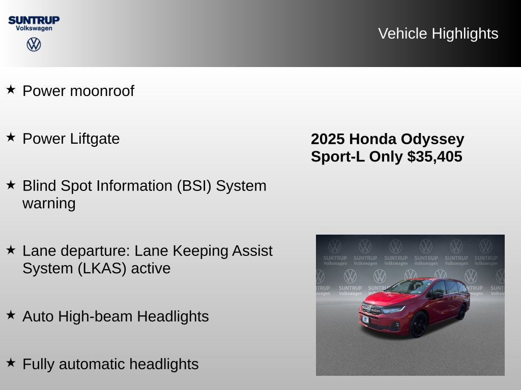 Used 2025 Honda Odyssey Sport-L image 15