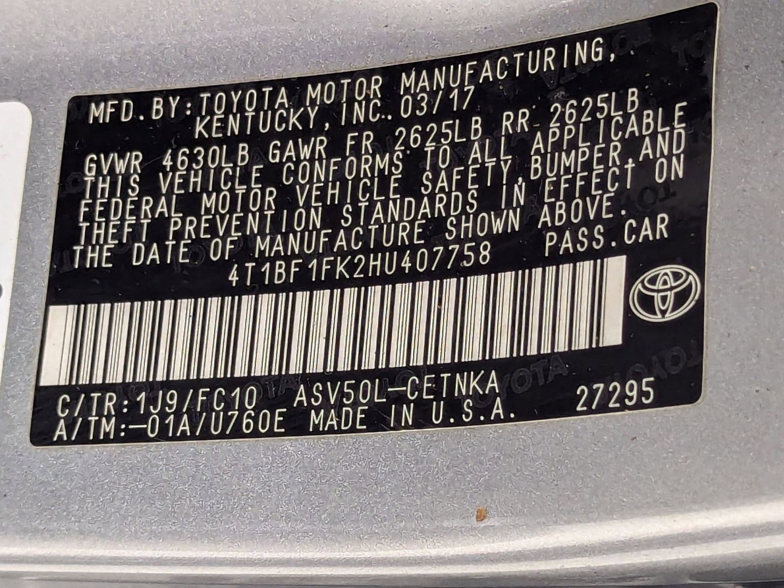 Used 2017 Toyota Camry LE image 17