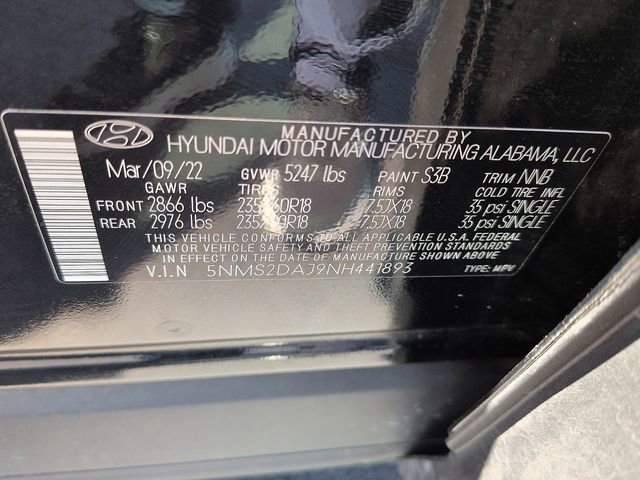 Used 2022 Hyundai Santa Fe SEL AWD/4WD image 15
