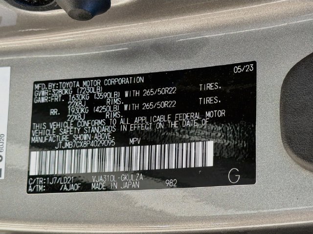 Used 2023 Lexus LX 600 F Sport w/ Accessory Package (A2) AWD/4WD image 47