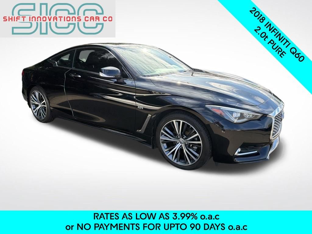 Used 2018 INFINITI Q60 2.0t w/ Moonroof Package RWD image 8