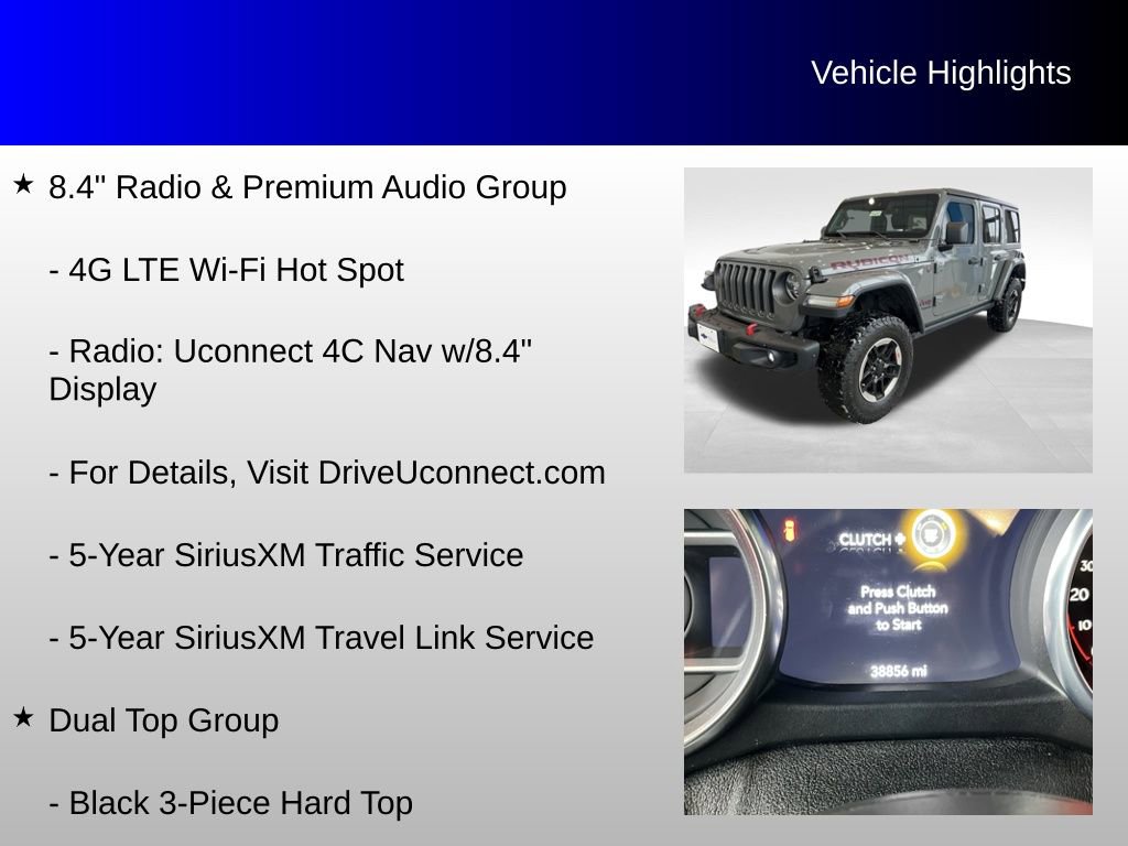 Used 2020 Jeep Wrangler Unlimited Rubicon w/ Dual Top Group image 24