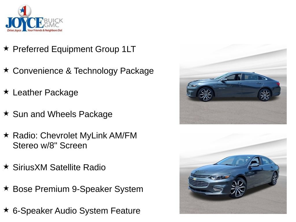 Certified 2018 Chevrolet Malibu LT w/ Leather Package FWD image 10