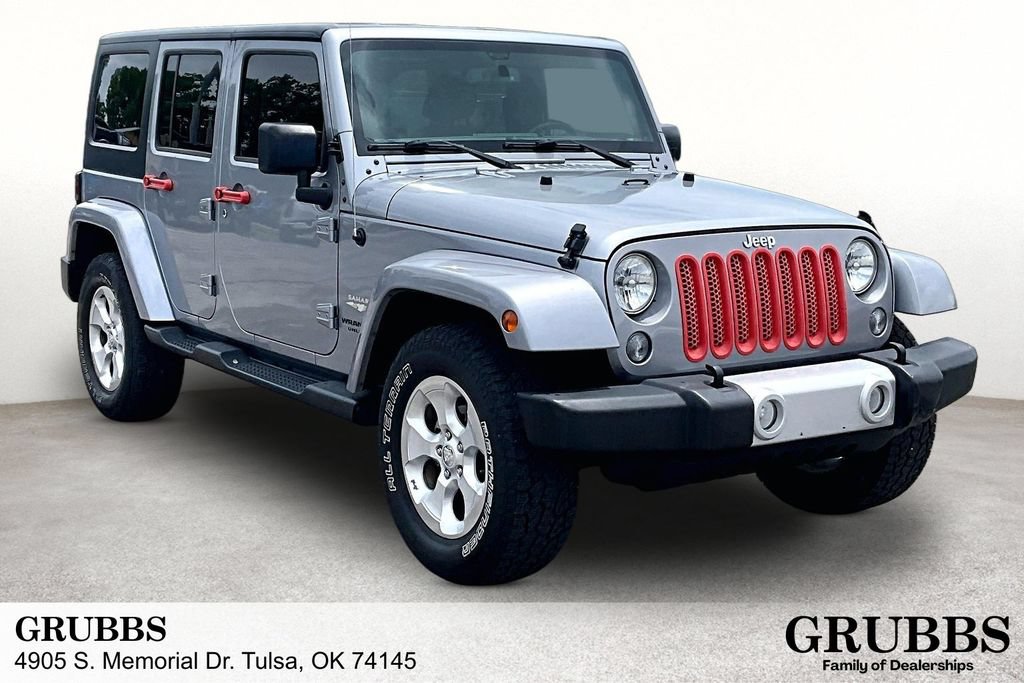 Used 2015 Jeep Wrangler Unlimited Sahara w/ Connectivity Group AWD/4WD image 1
