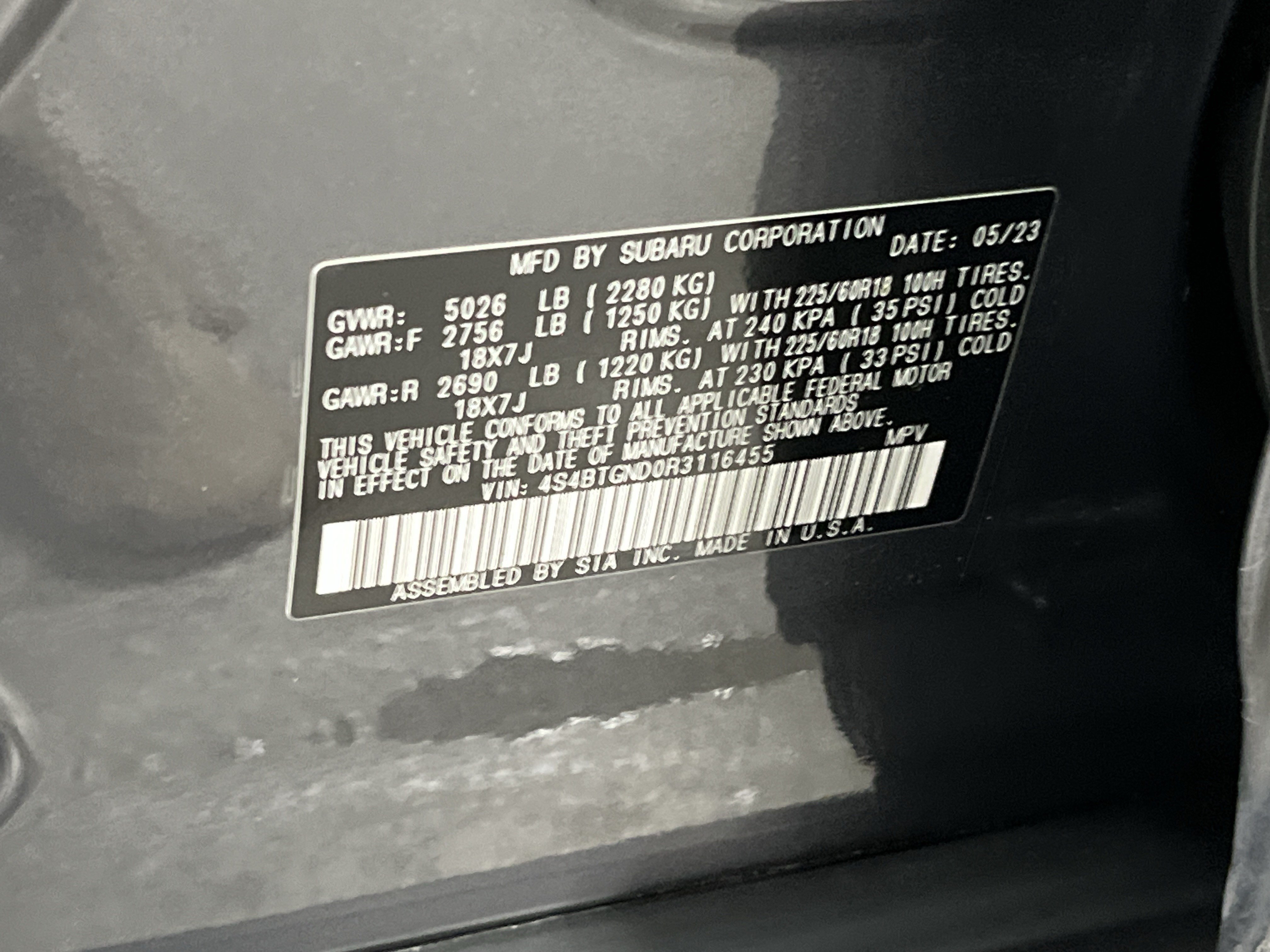 Used 2024 Subaru Outback Limited XT w/ Popular Package #2 AWD/4WD image 34