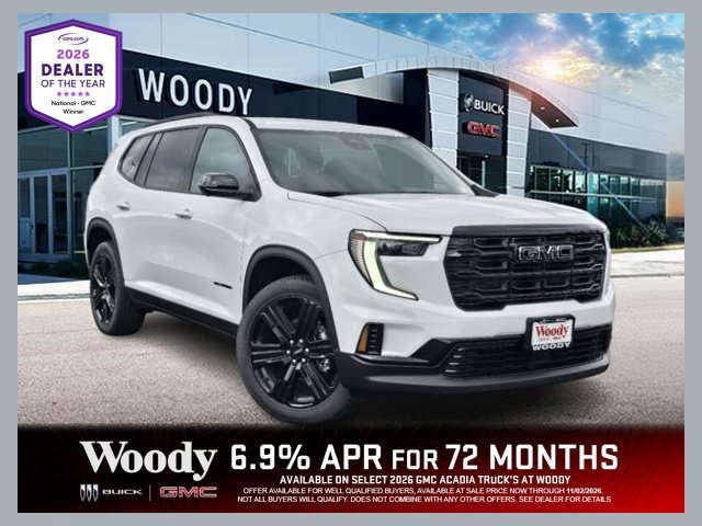 New 2026 GMC Acadia Elevation w/ Black Edition AWD/4WD image 1
