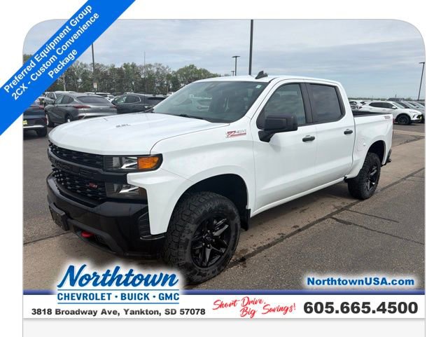 Used 2022 Chevrolet Silverado 1500 Custom Trail Boss w/ Safety Confidence Package AWD/4WD 360° Tour