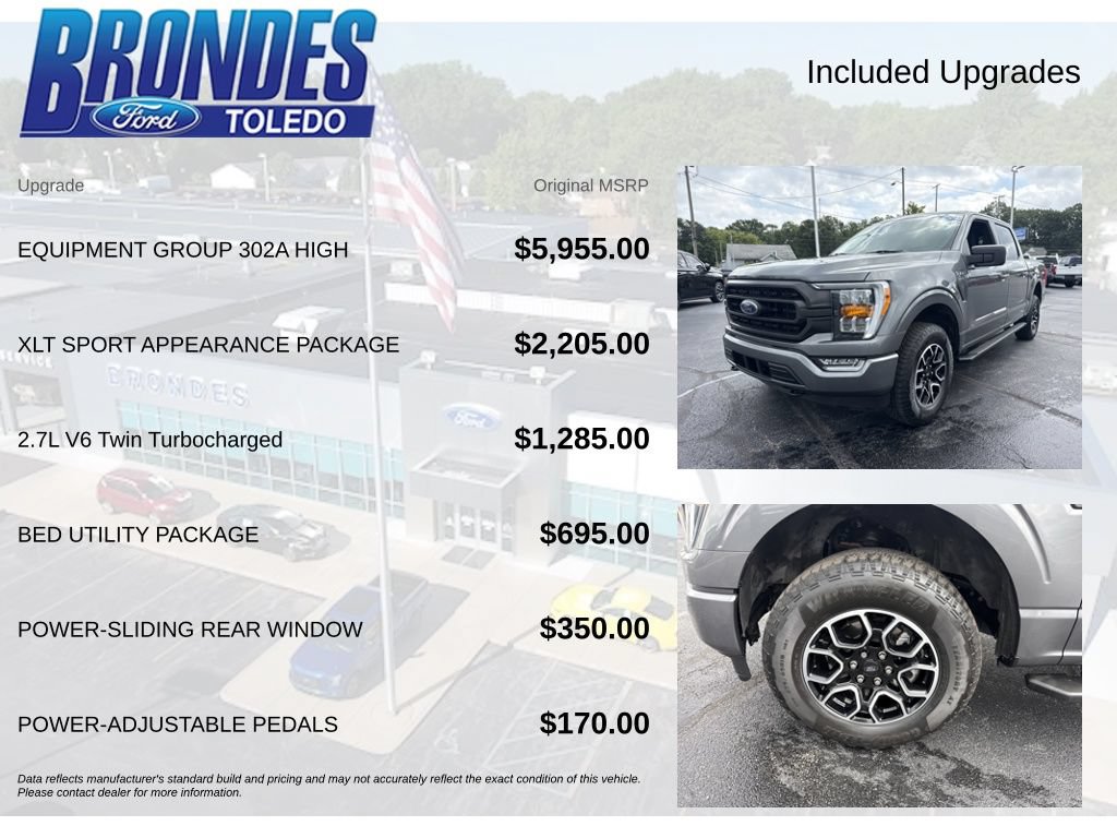Used 2023 Ford F150 XLT w/ Equipment Group 302A High AWD/4WD image 6