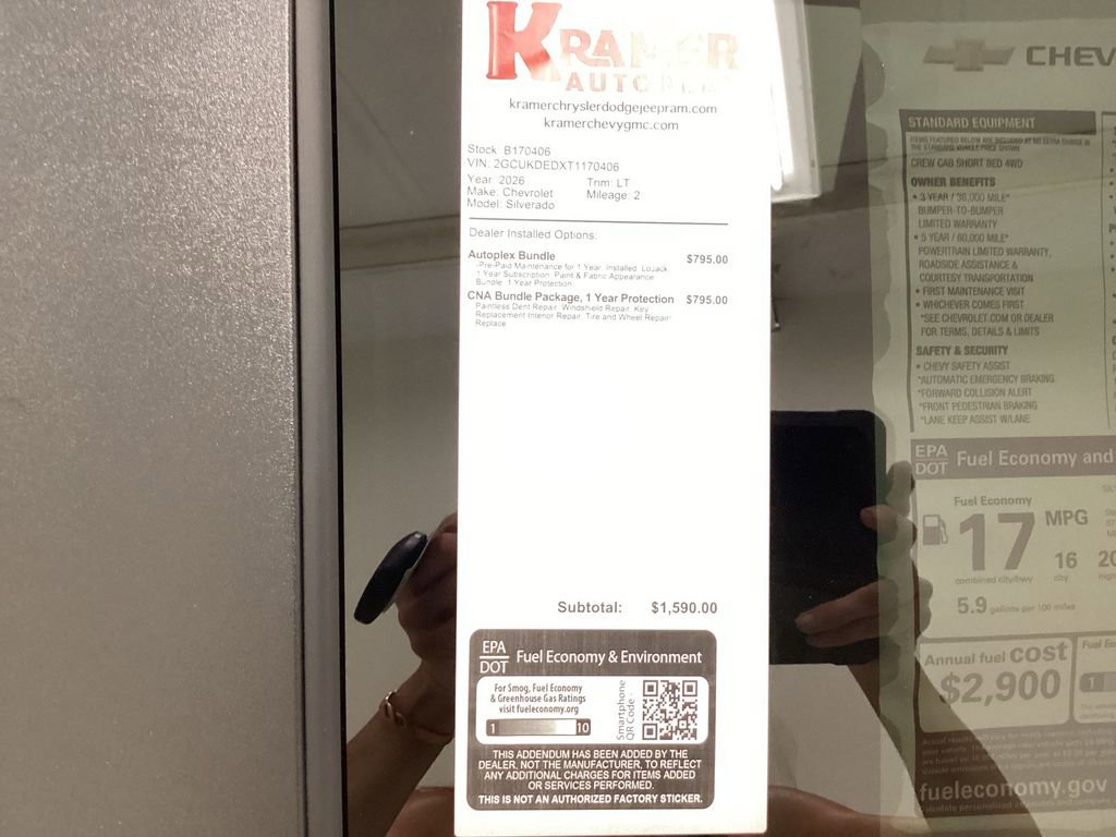 New 2026 Chevrolet Silverado 1500 LT w/ Z71 Off-Road Package AWD/4WD image 35