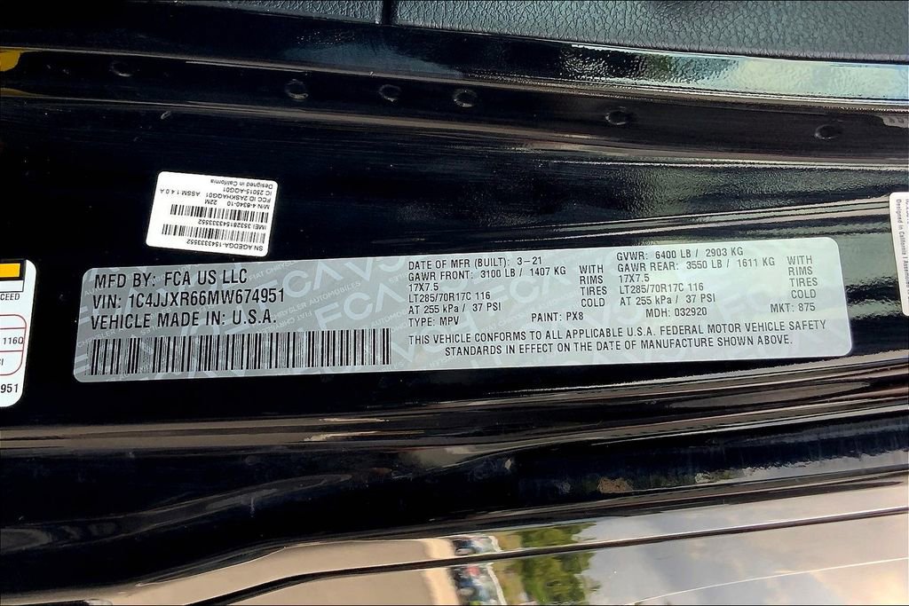 Used 2021 Jeep Wrangler Unlimited Rubicon 4xe w/ Dual Top Group image 32