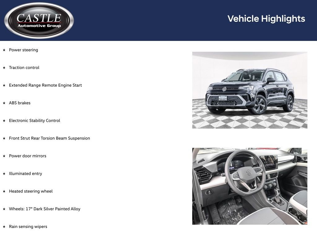 New 2026 Volkswagen Taos S image 3