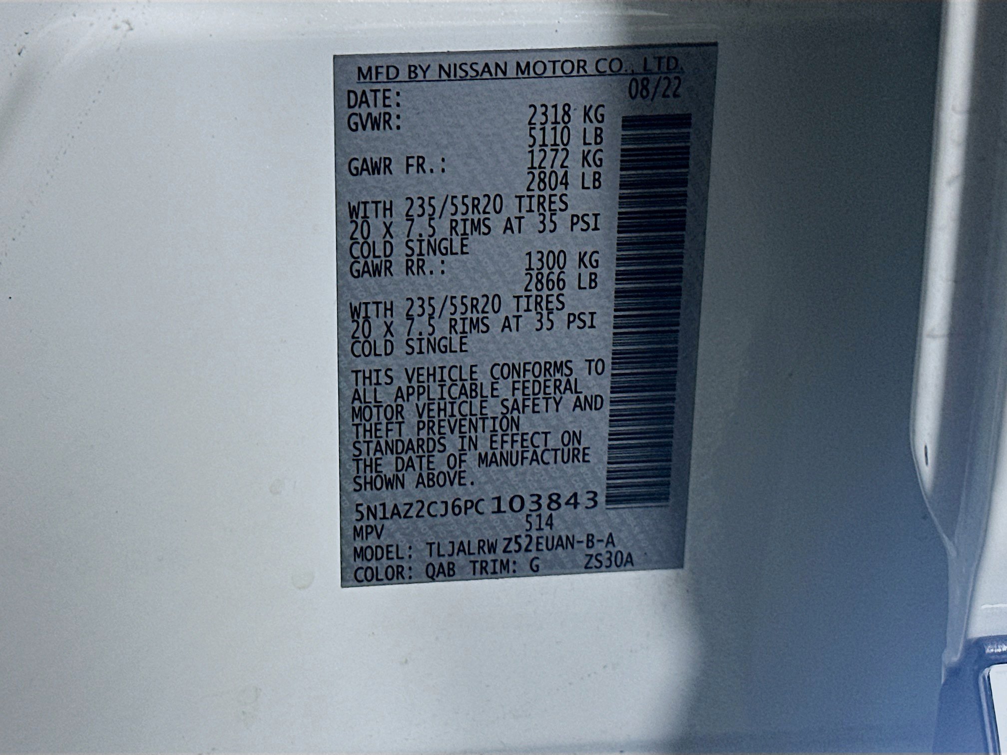 Used 2023 Nissan Murano SL w/ SL Moonroof Package image 12