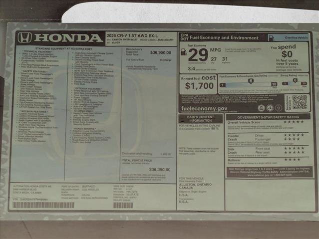 New 2026 Honda CR-V EX-L image 18
