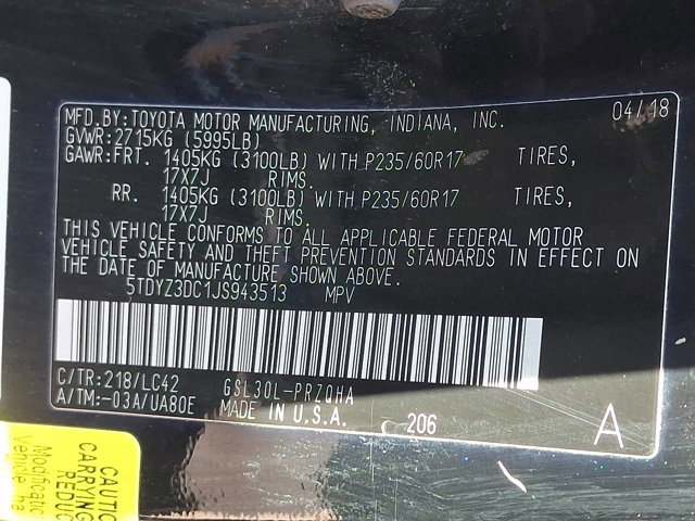 Used 2018 Toyota Sienna XLE w/ XLE Navigation Package image 29